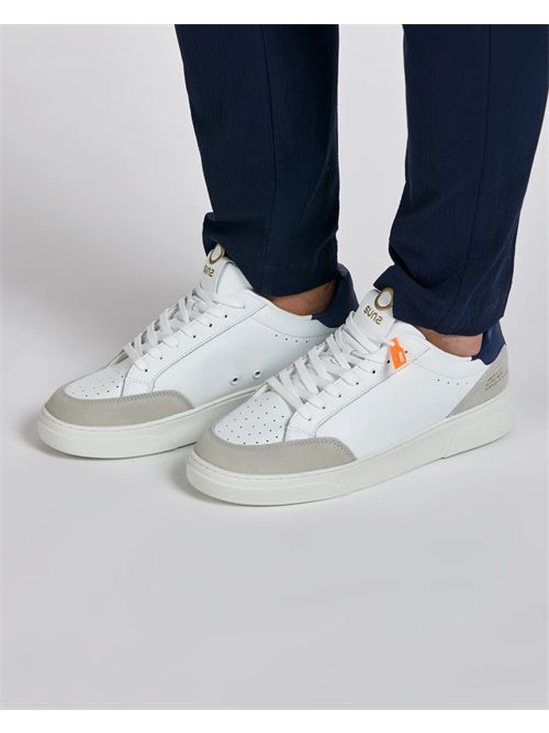 scarpe uomo bianche blu SUNS | SSS41004U/DARK BLU